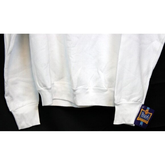 VTG 90s NWT Disney Winnie the Pooh Sweatshirt Embroidered Tumbling White Sz Lg - Picture 3 of 10